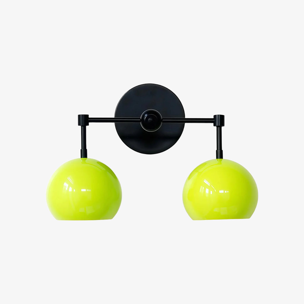 Spring Green Shades Sconce - Double Bubble Pop Vanity Wall Light