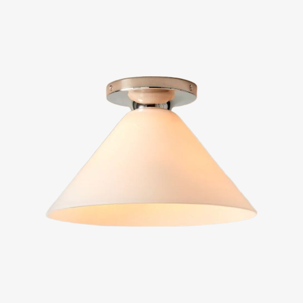 Conica Cone Flush Mount – Glass Ceiling Light for Modern Spaces