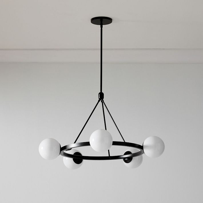 Brelia Elegant Modern Globe Chandelier - Multi Heads Light Fixture for Residential and Commercial Spaces