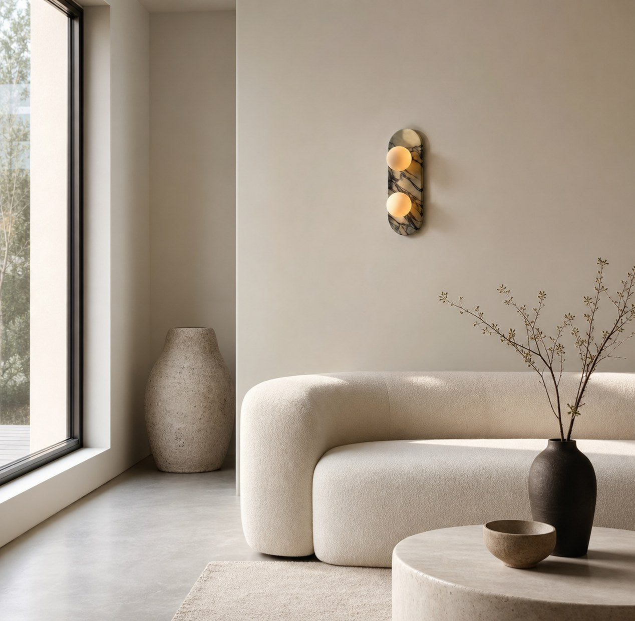 Modern Minimalist Vertical Wall Lamp with Slim Profile for Bedroom Bedside and Accent Lighting