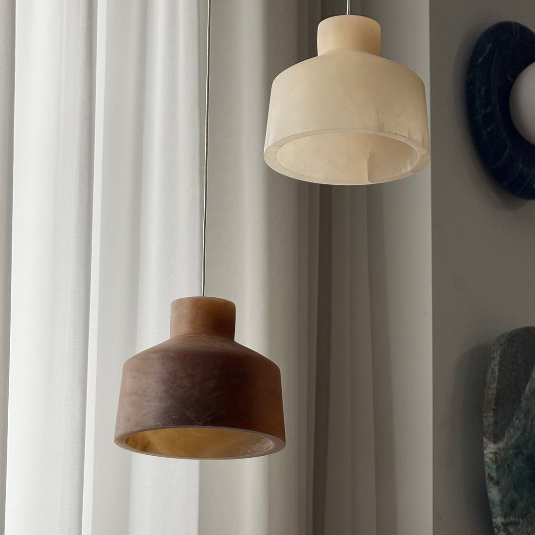 Alabaster Veining Pendant Lamp