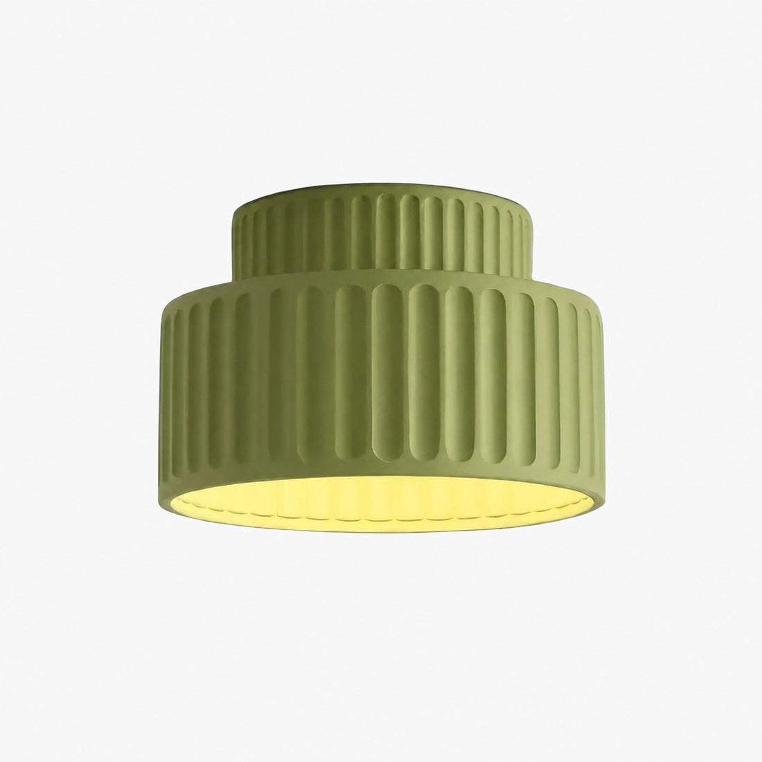 Tierna Bowl Flush Mount Ceiling Light - Soft Sculptural Nordic Form for Entryway