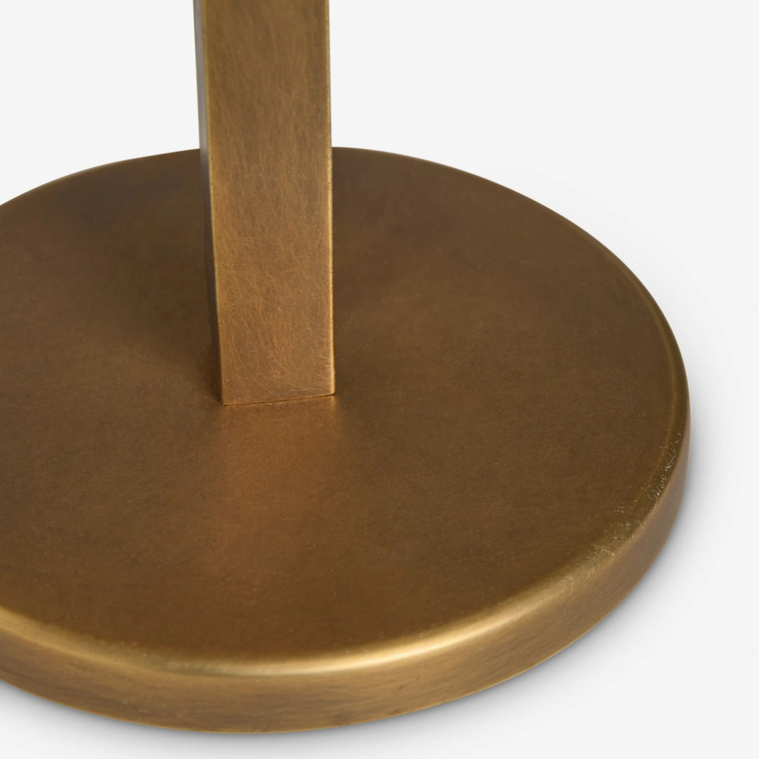 Aurecyl Table Lamp - Sleek Tapered Metal Table Lamp in Vintage-Style Finish for Living Room