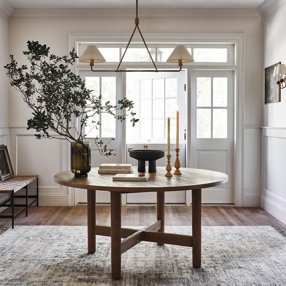 Diora Pendant Light -  Modern Metal Fixture with Linen Shades