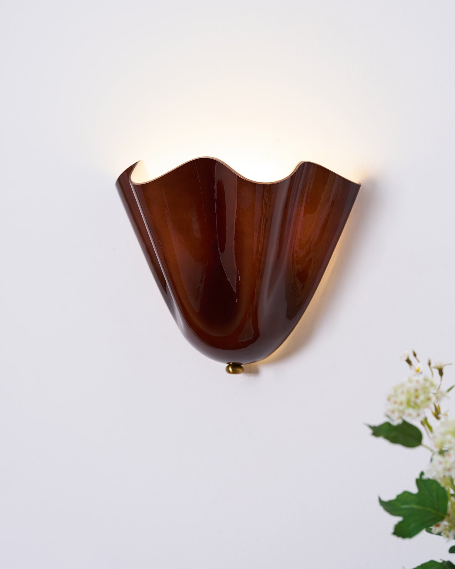 Bellina Modern Wall Light - Artisanal Glass Vera Lamp for Interior Decor