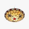 TF Butterfly Pendant Lamp - Decorative Stained Glass Pendant Light for Bedroom or Entryway