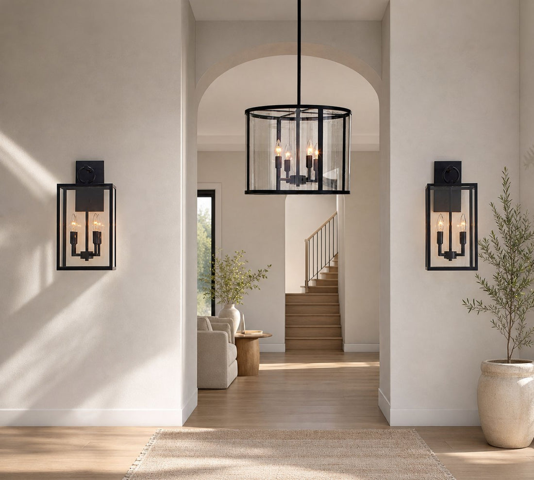 Ferrix Industrial Iron Outdoor Wall Lamp - Lighting Stylish Exterior Glass Lighting