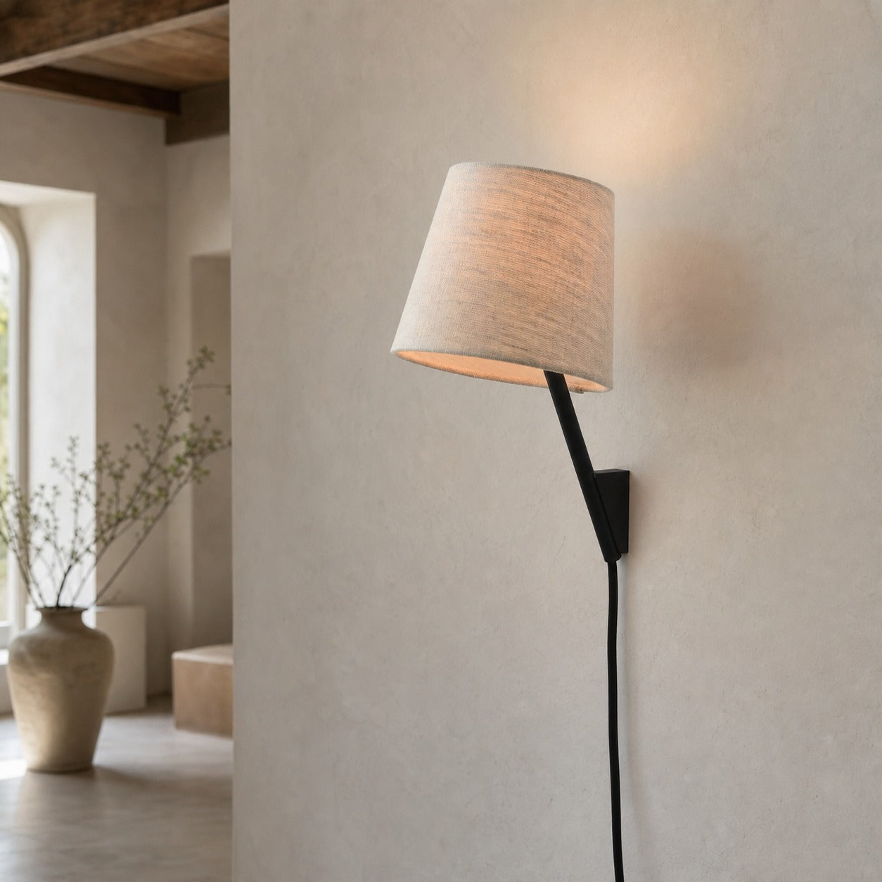 Novira Emphasis on Adjustable Shade Bedside Use