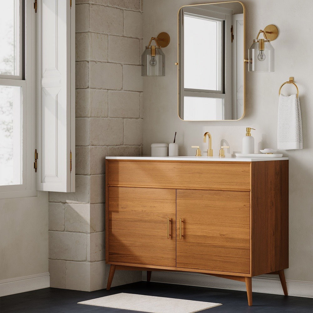 Dark Bronze Vanity Outdoor Sconces - Wall Lights For Bathroom Mirror