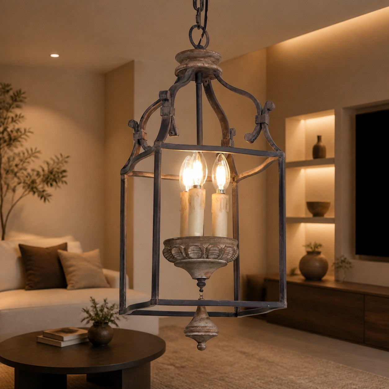Traditional Birdcage Chandelier