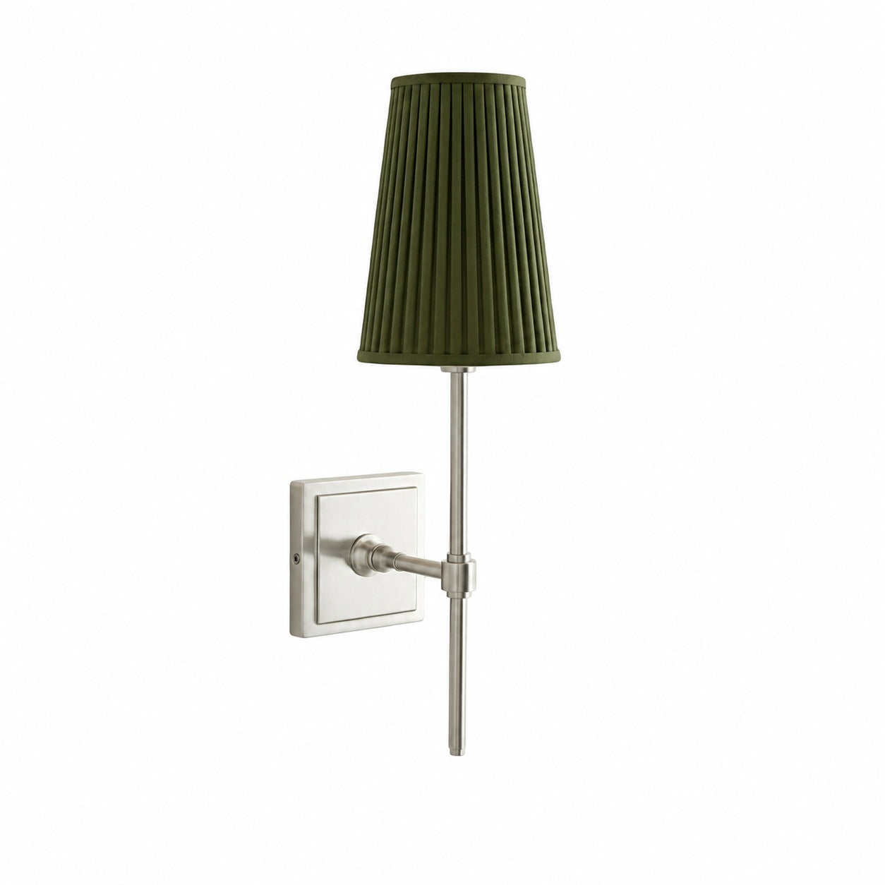 Derlina White Linen Shades Wall Lamp – Retro Metal Multi-Head Lighting Fixture