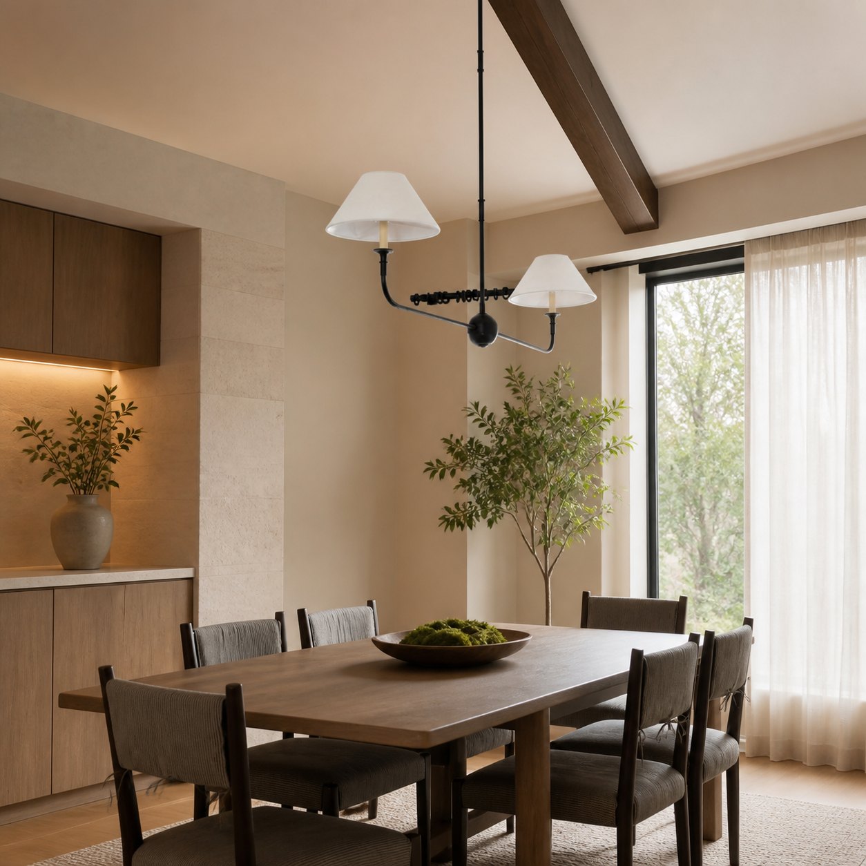 Piaf Grande Modern Industrial Metal Chandelier