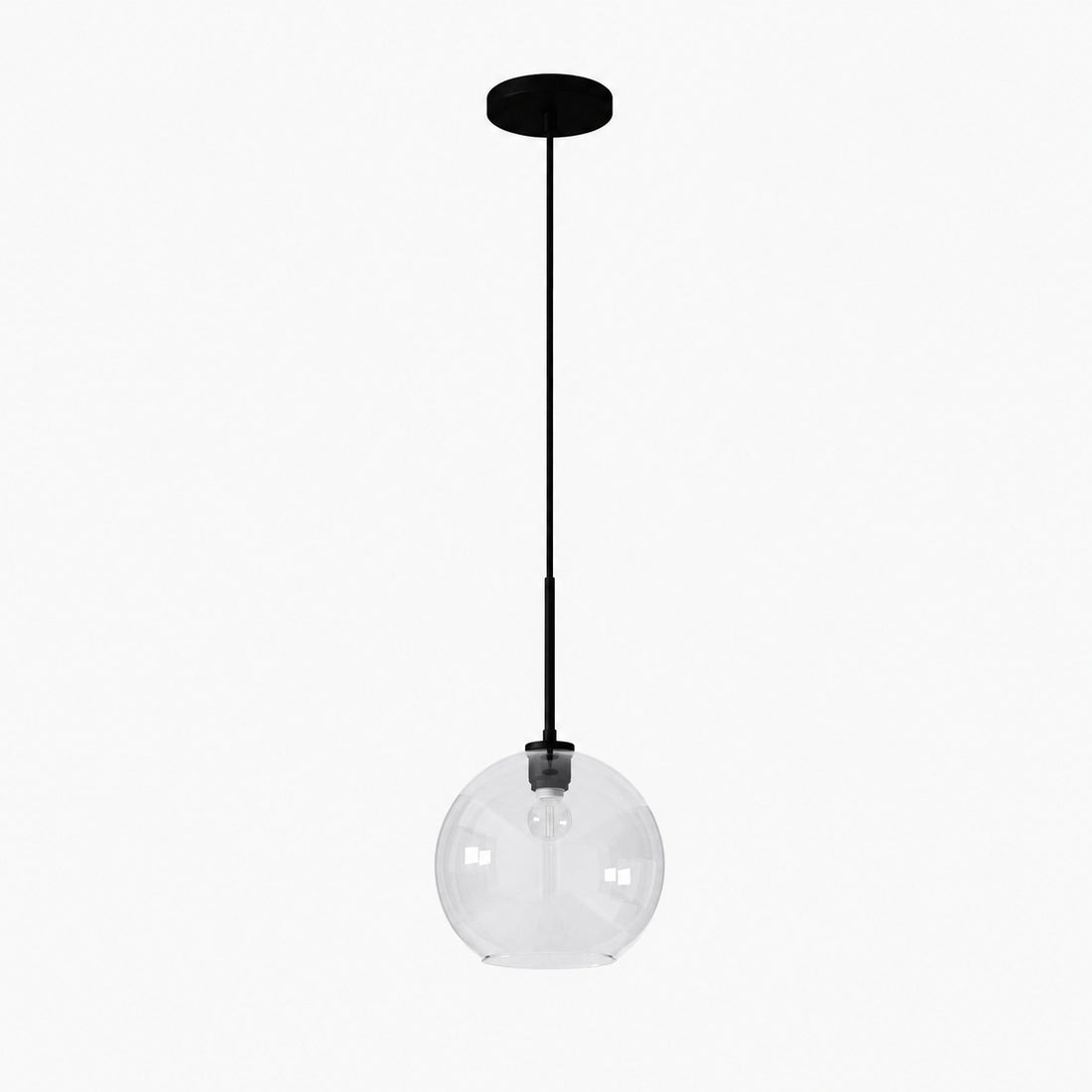 Selvion Sculptural Globe Pendant Light - Modern Glass Pendant Lamp - Sleek Design