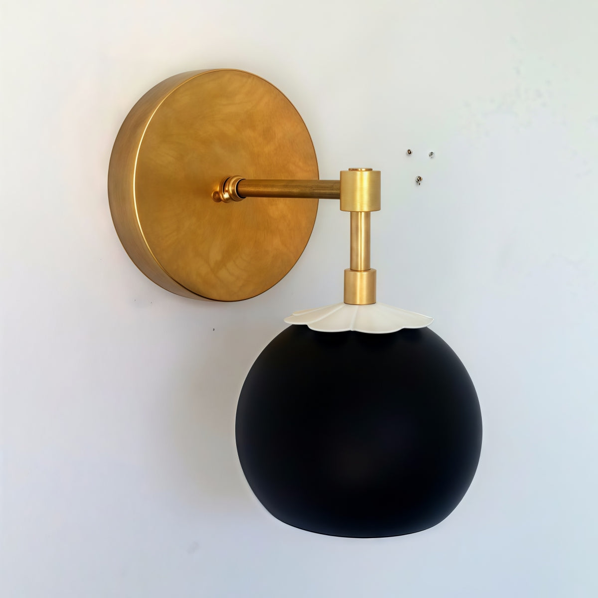 Flower Wall Sconce - Brass & Chrome Options, Cozy Home Lighting