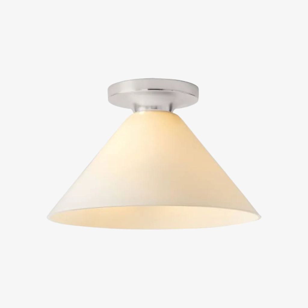 Conica Cone Flush Mount – Glass Ceiling Light for Modern Spaces