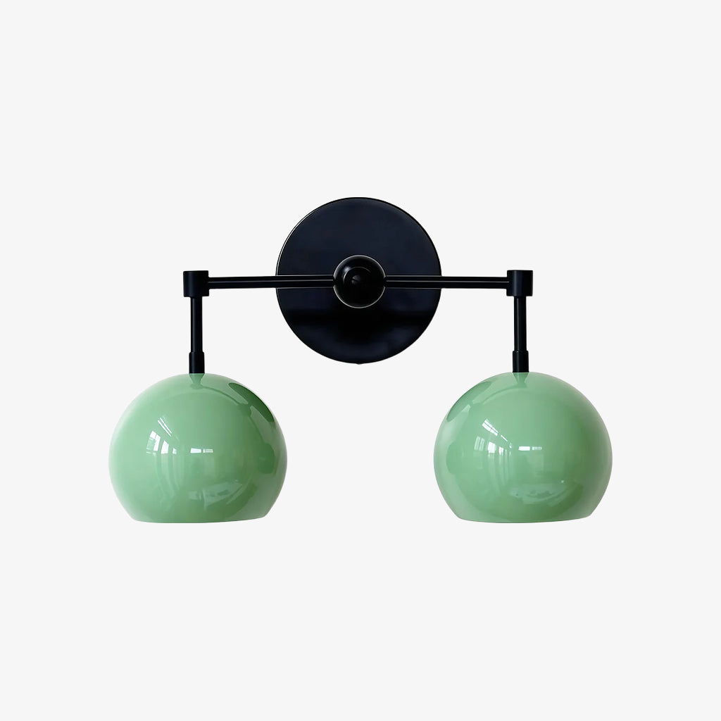 Spring Green Shades Sconce - Double Bubble Pop Vanity Wall Light