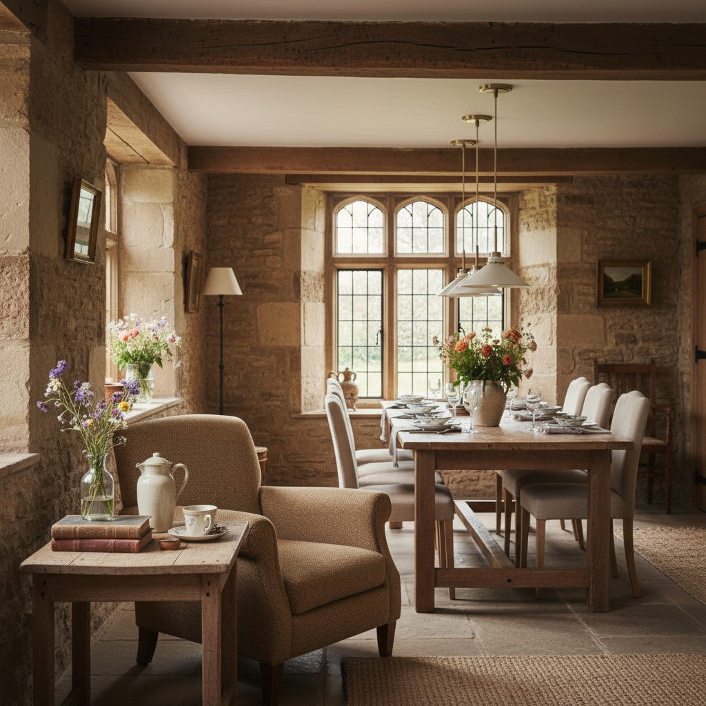 Aurenza Modern Farmhouse Pendant Light - Adjustable Shade for Warm Ambiance