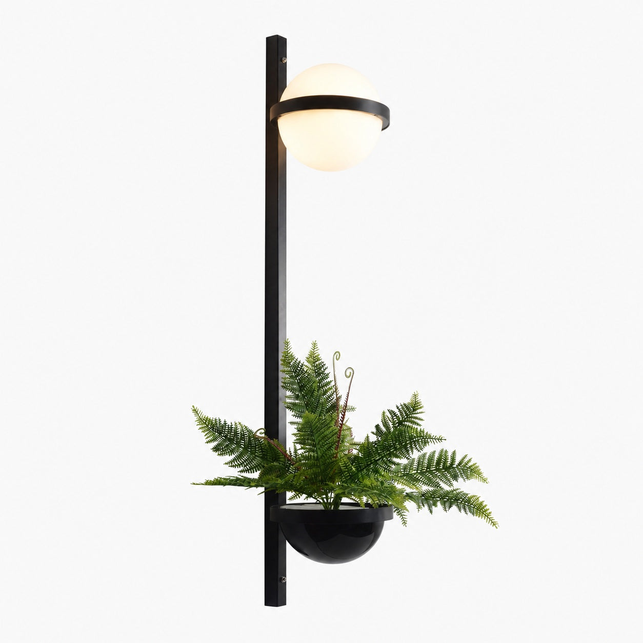 Globe Shade Minimalist Wall Lamp for Indoor and Outdoor Spaces