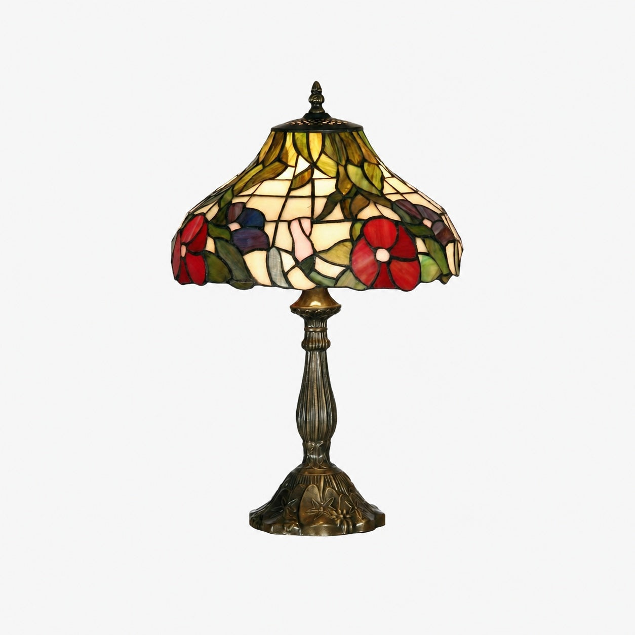 TF Harken Decorative Jewel Table Lamp - Stunning Glass Design Perfect for Bedroom or Living Room