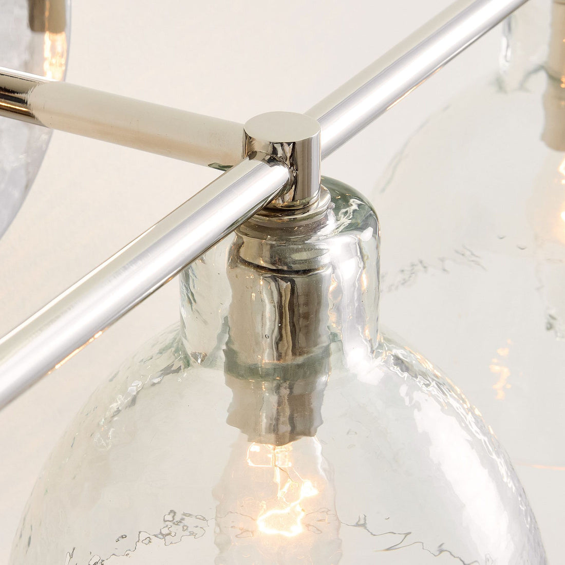 Glavira Recycled Glass Double Sconce - Indoor Brass Wall Lighting