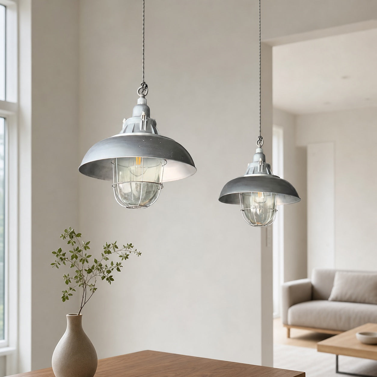 Bulkhead Cage Pendant Light