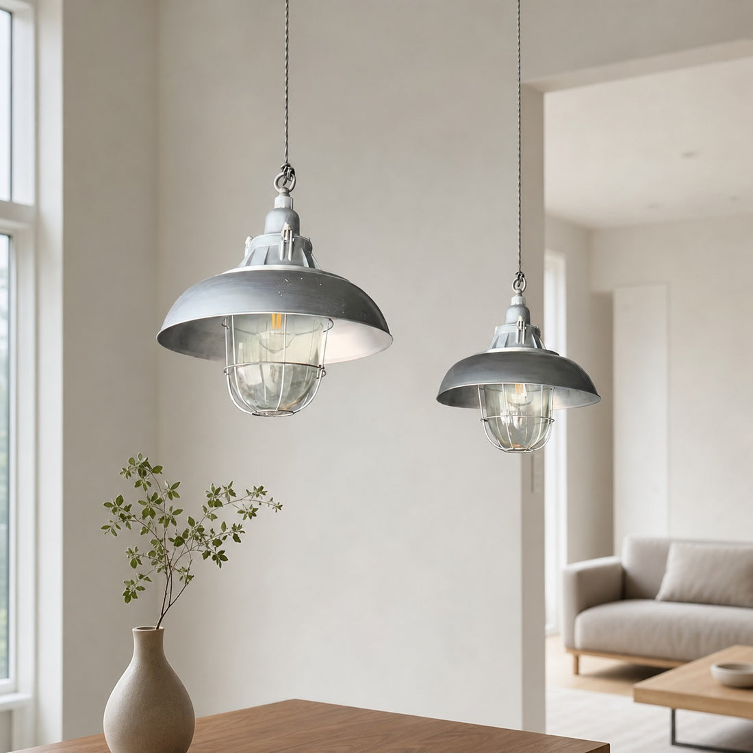 Bulkhead Cage Pendant Light