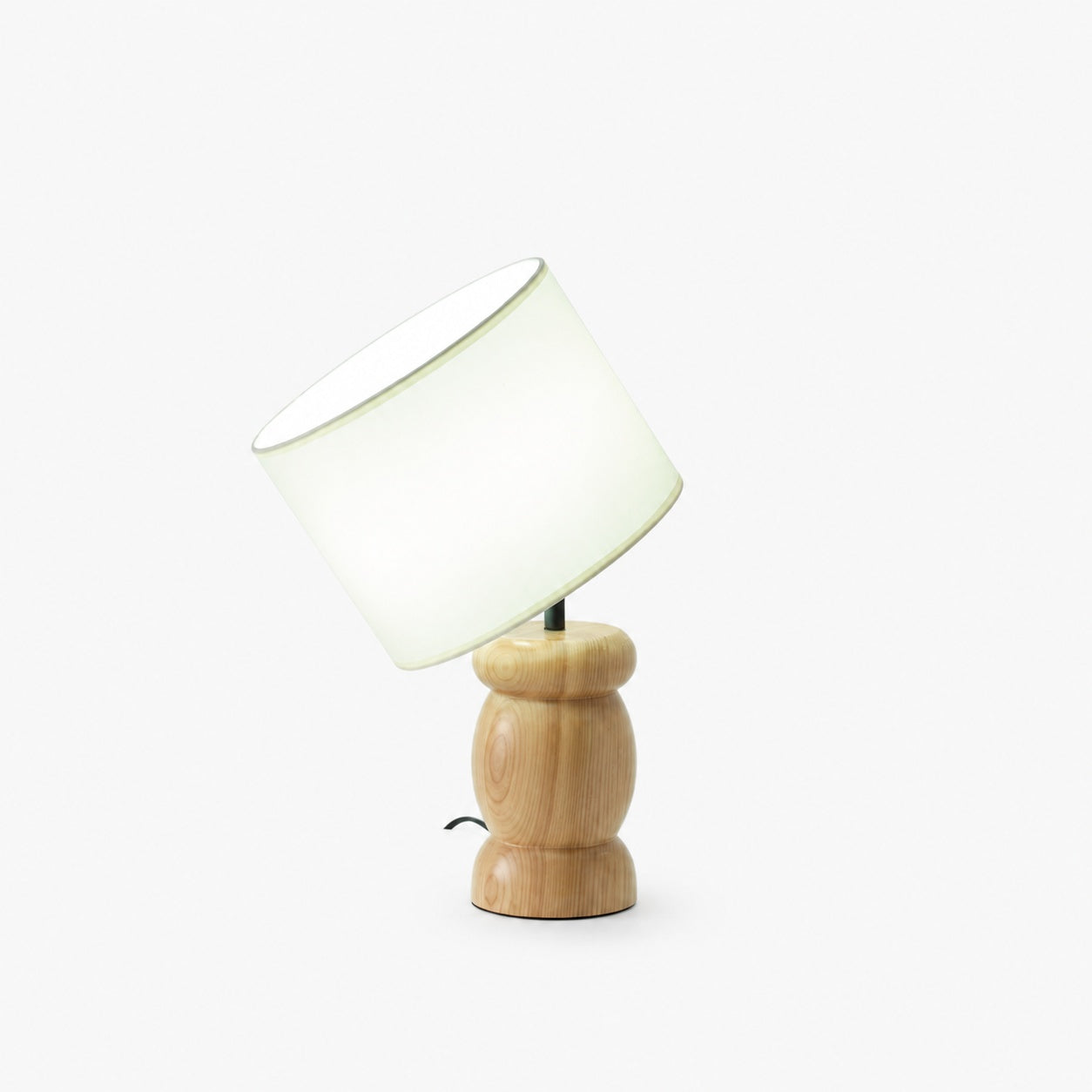 Pebble Wood Table Lamp