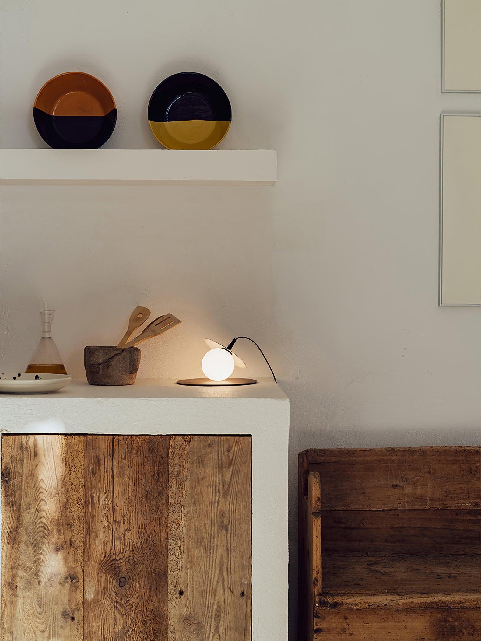 Modern Classic Record Table Lamp