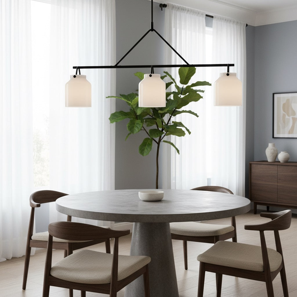 Hanton Modern Metal Pendant Light - Hanging Lamp for Kitchen