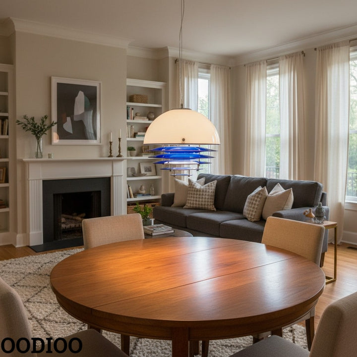 Modern Sunset Pendant – Orange & Blue Mood Light For Any Room