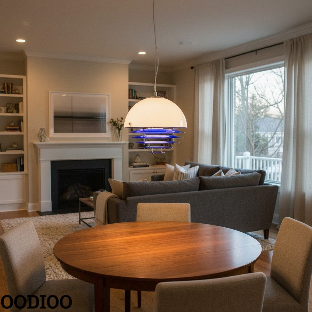 Modern Sunset Pendant – Orange & Blue Mood Light For Any Room