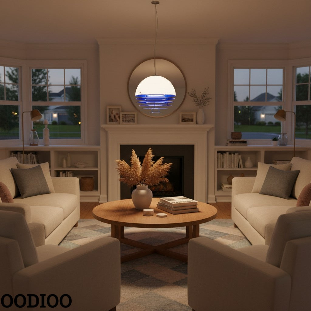 Modern Sunset Pendant – Orange & Blue Mood Light For Any Room