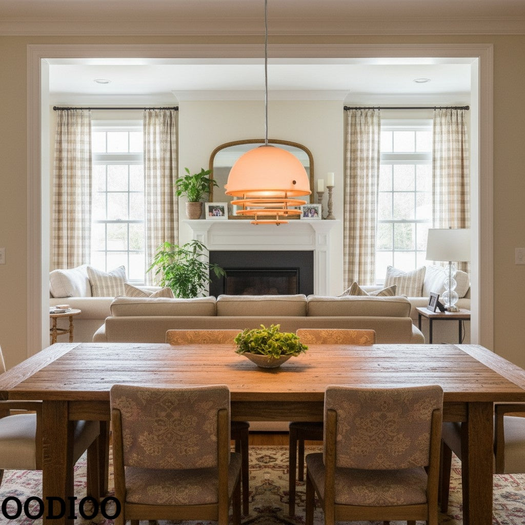 Modern Sunset Pendant – Orange & Blue Mood Light For Any Room