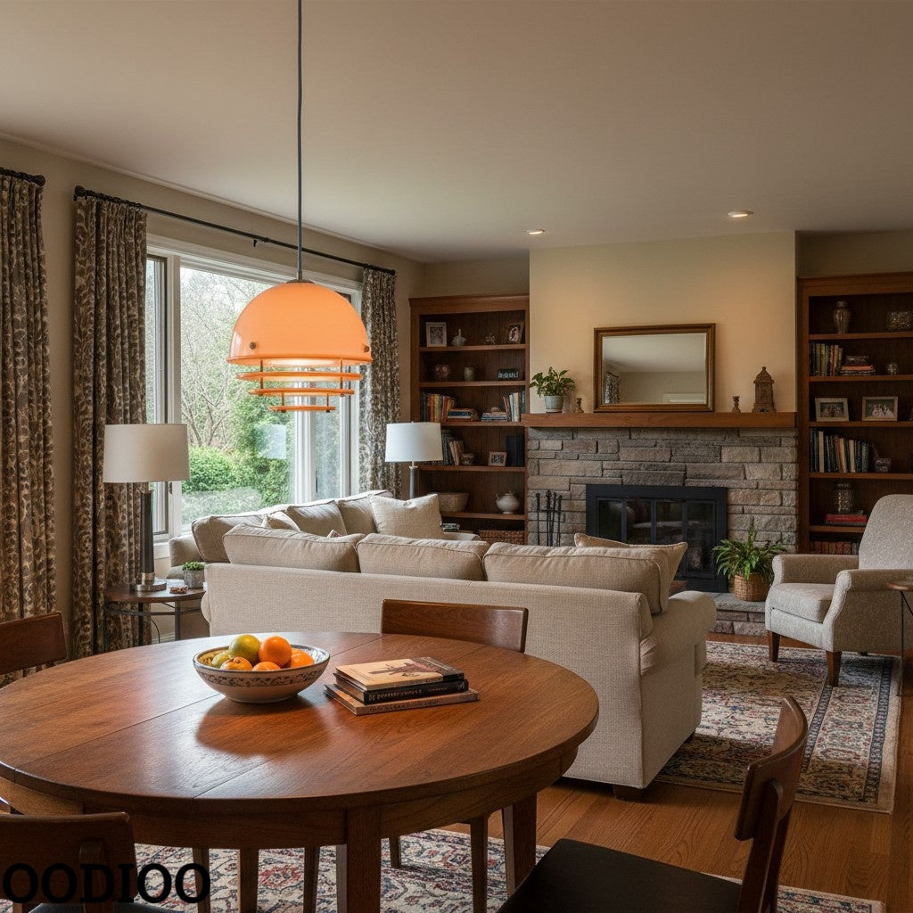 Modern Sunset Pendant – Orange & Blue Mood Light For Any Room