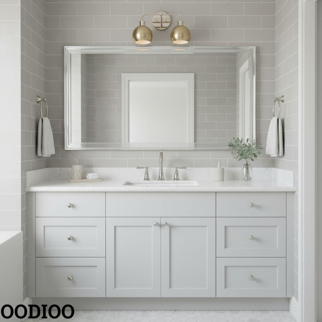 Peach Shades Double Sconce - Bubble Pop Vanity Bathroom Wall Light