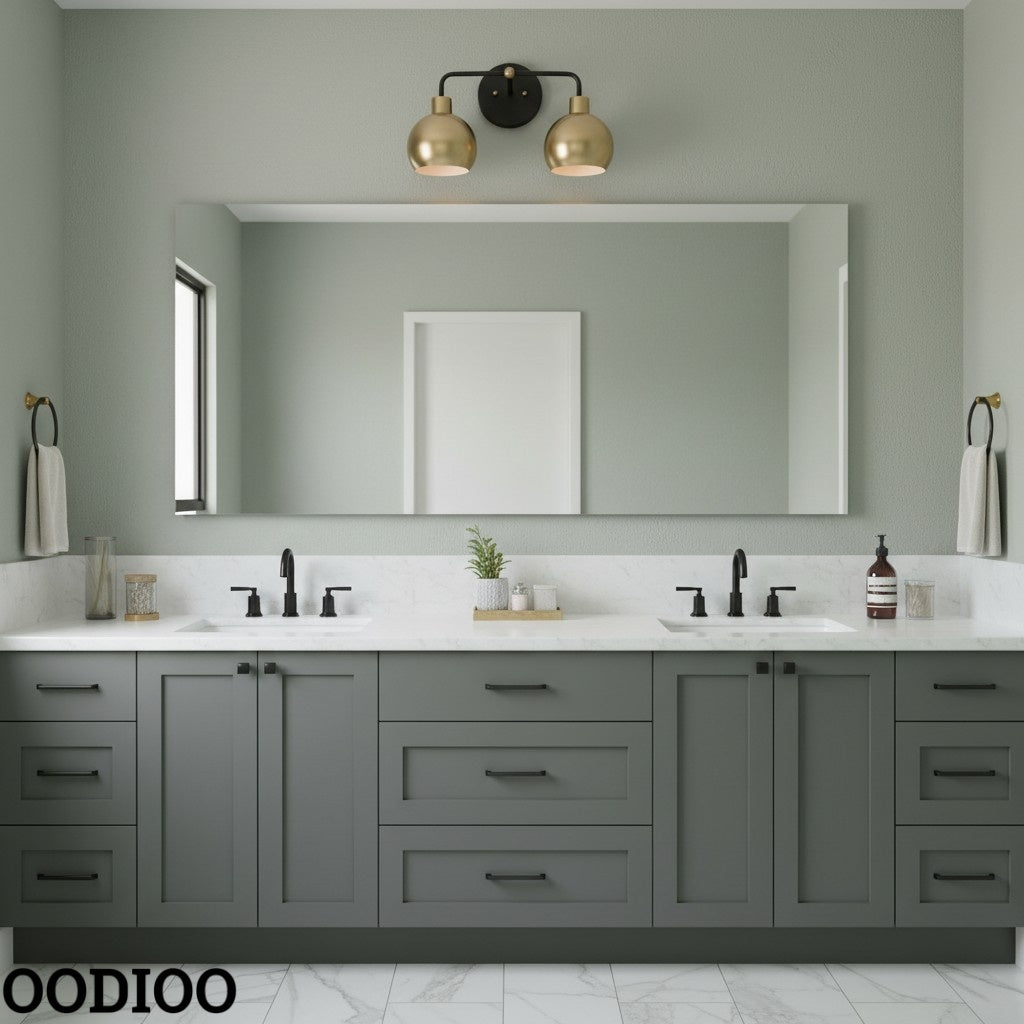 Peach Shades Double Sconce - Bubble Pop Vanity Bathroom Wall Light