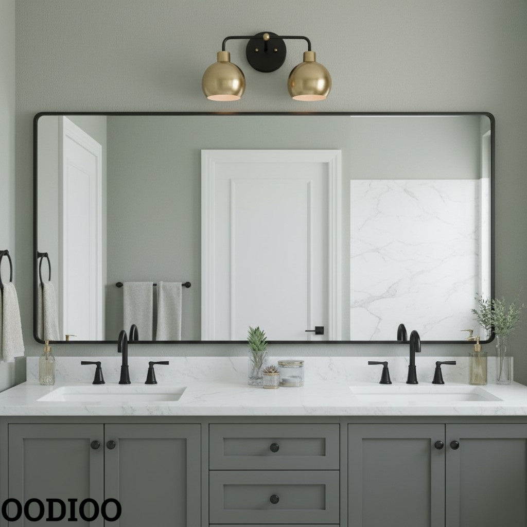 Peach Shades Double Sconce - Bubble Pop Vanity Bathroom Wall Light