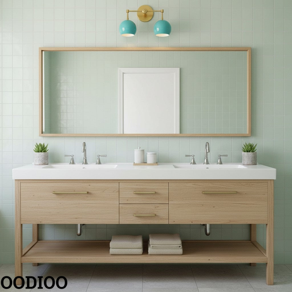 Daisy Wall Sconce - Double Globe Bubble Metal Multicolor Bath Light