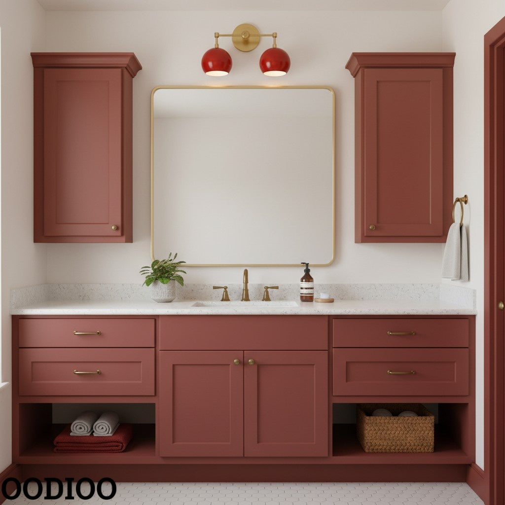 Orange Peel Wall Sconce - Double Bubble Vanity Bath Wall Light