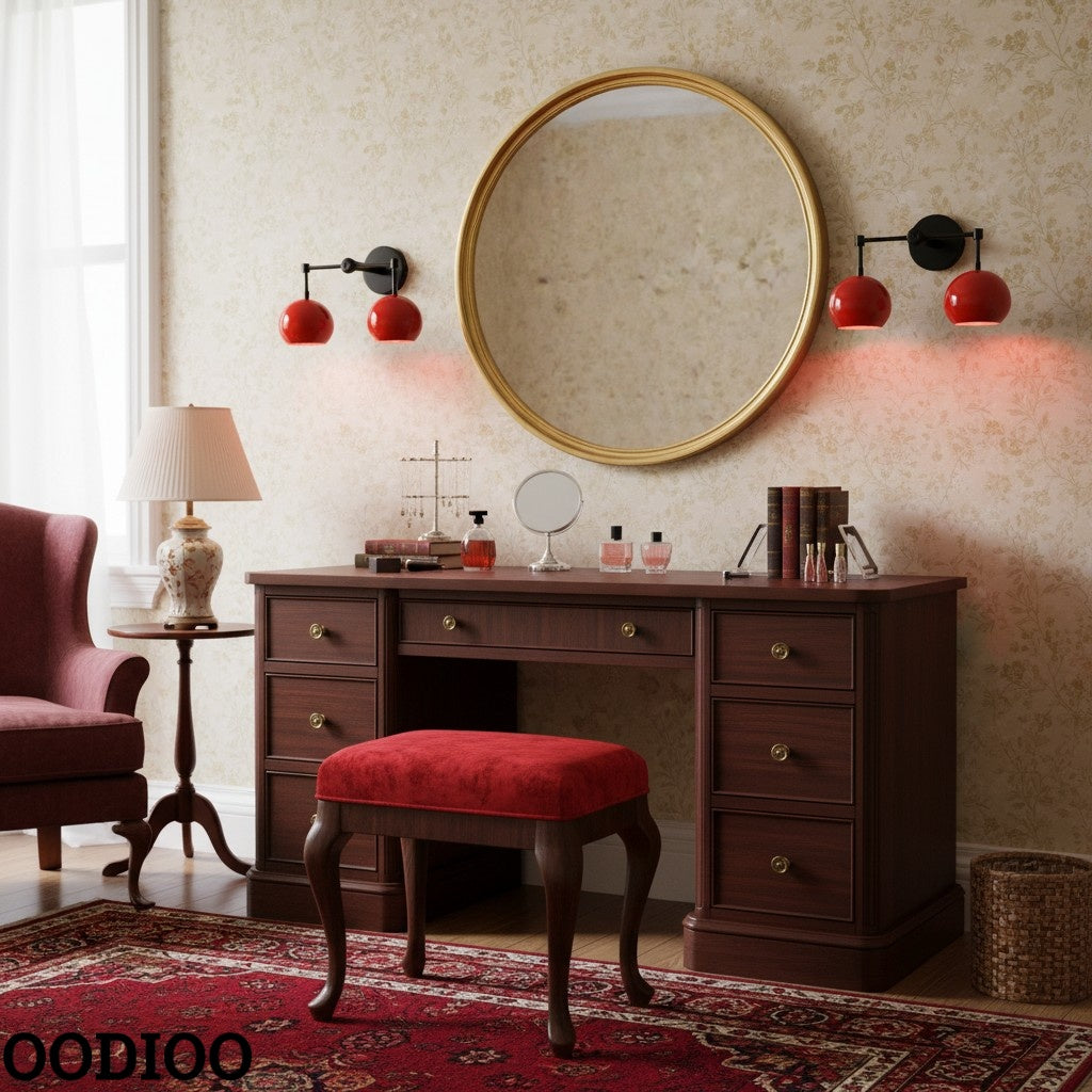 Orange Peel Wall Sconce - Double Bubble Vanity Bath Wall Light