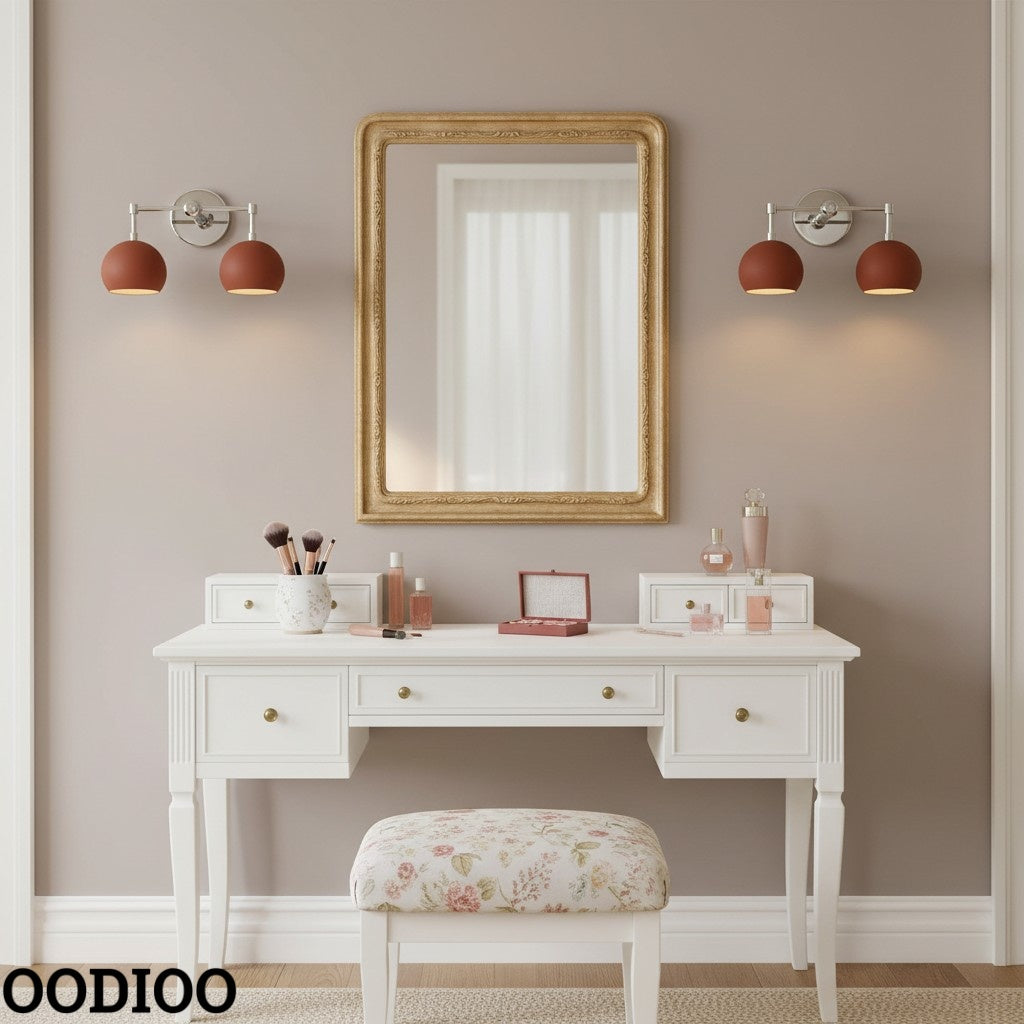 Terra Cotta Sconce - Bubble Pop Vanity Bath Wall Light