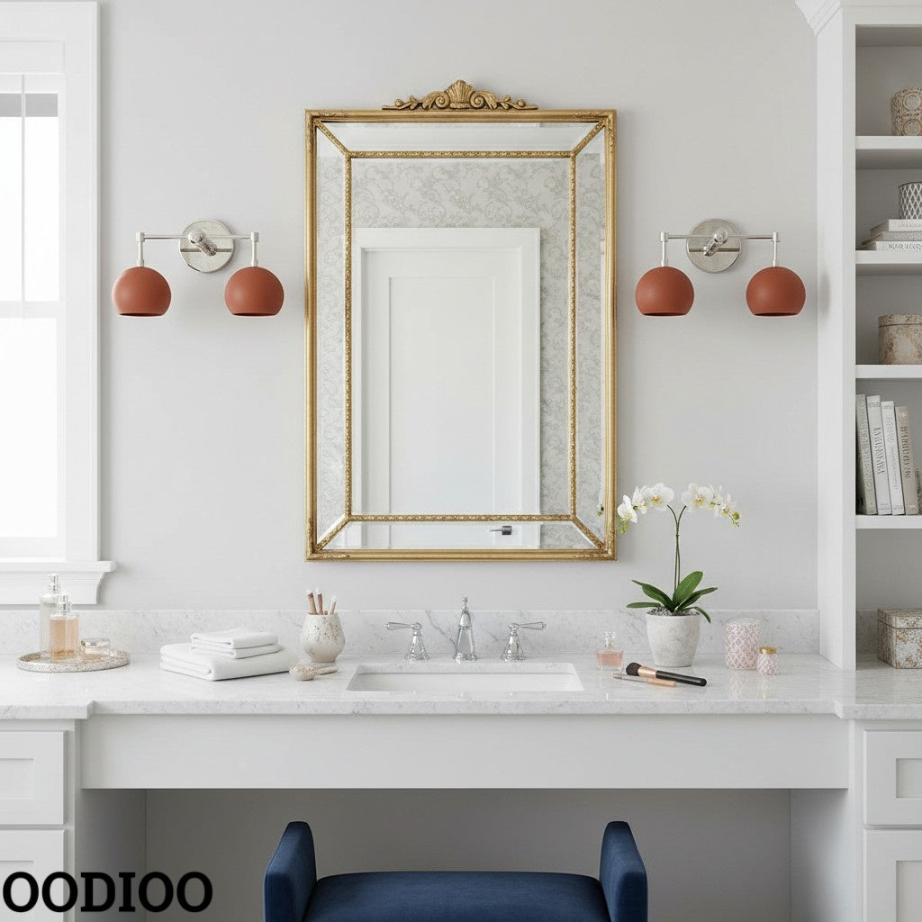 Terra Cotta Sconce - Bubble Pop Vanity Bath Wall Light