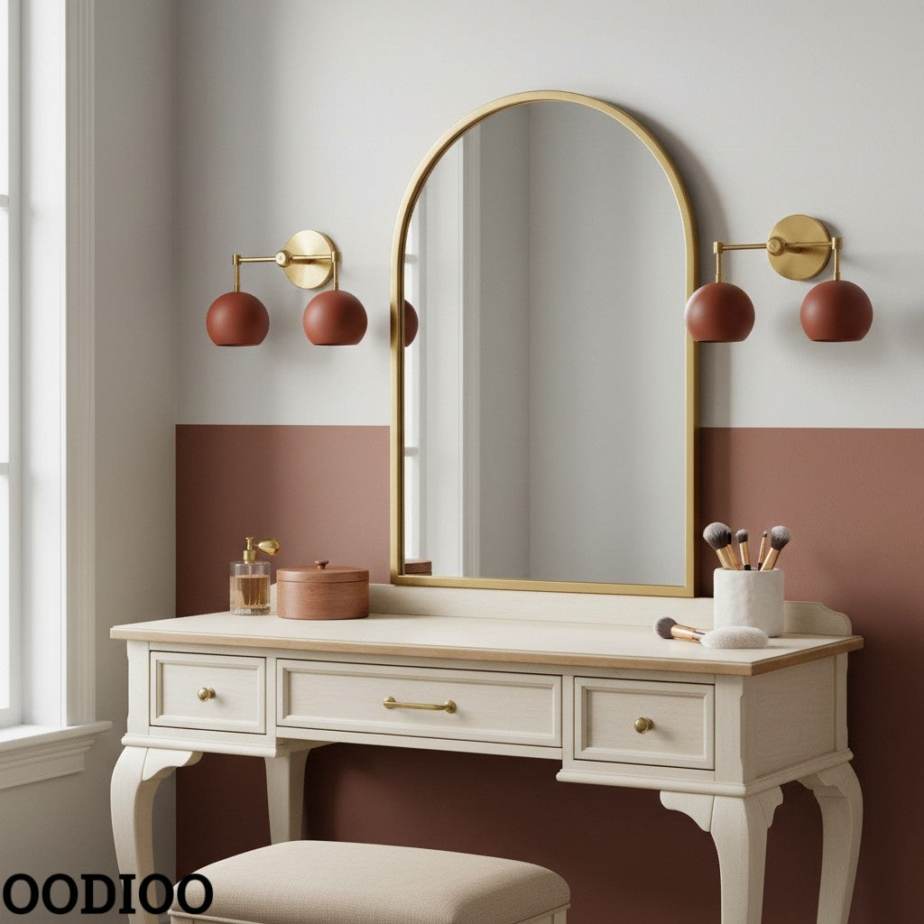 Terra Cotta Sconce - Bubble Pop Vanity Bath Wall Light