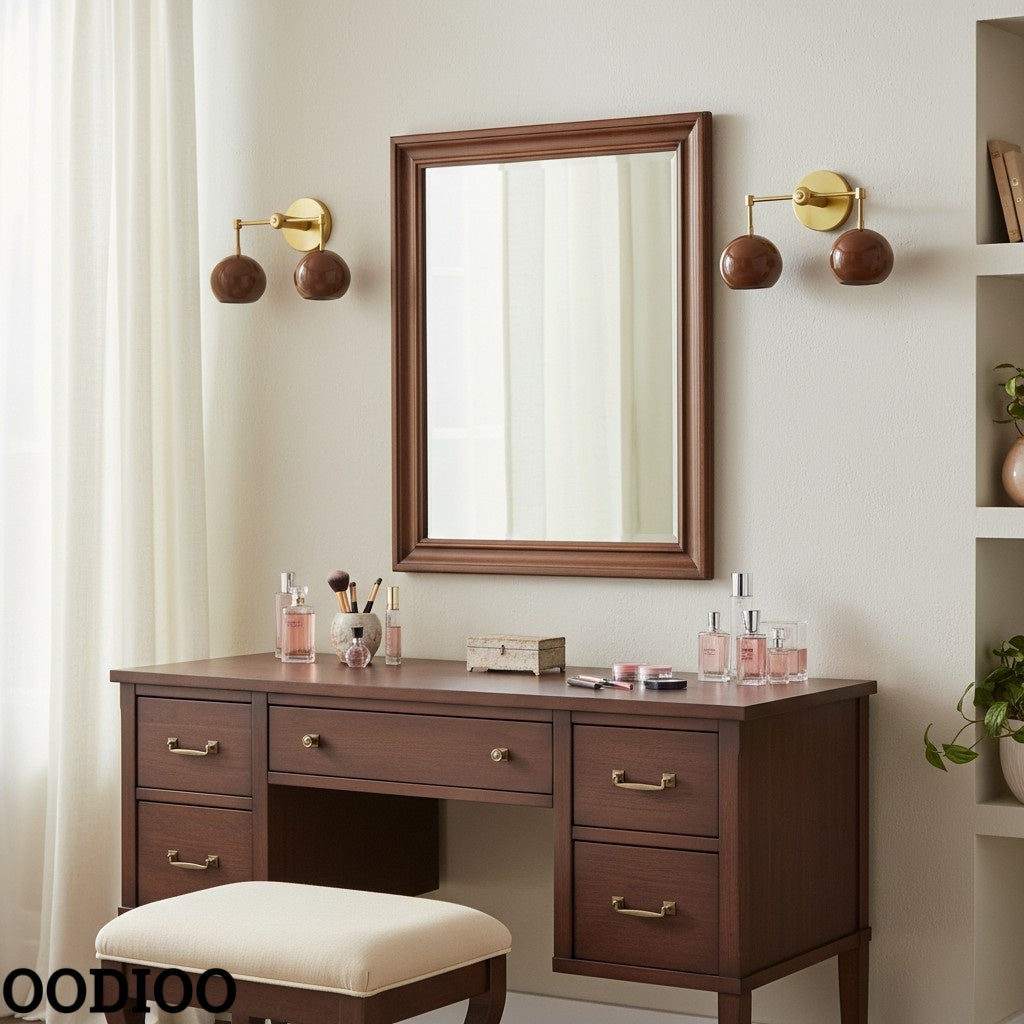 Terra Cotta Sconce - Bubble Pop Vanity Bath Wall Light