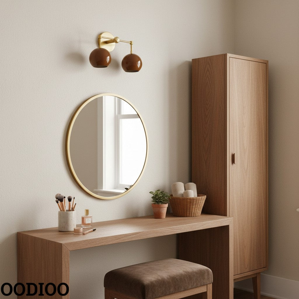 Terra Cotta Sconce - Bubble Pop Vanity Bath Wall Light