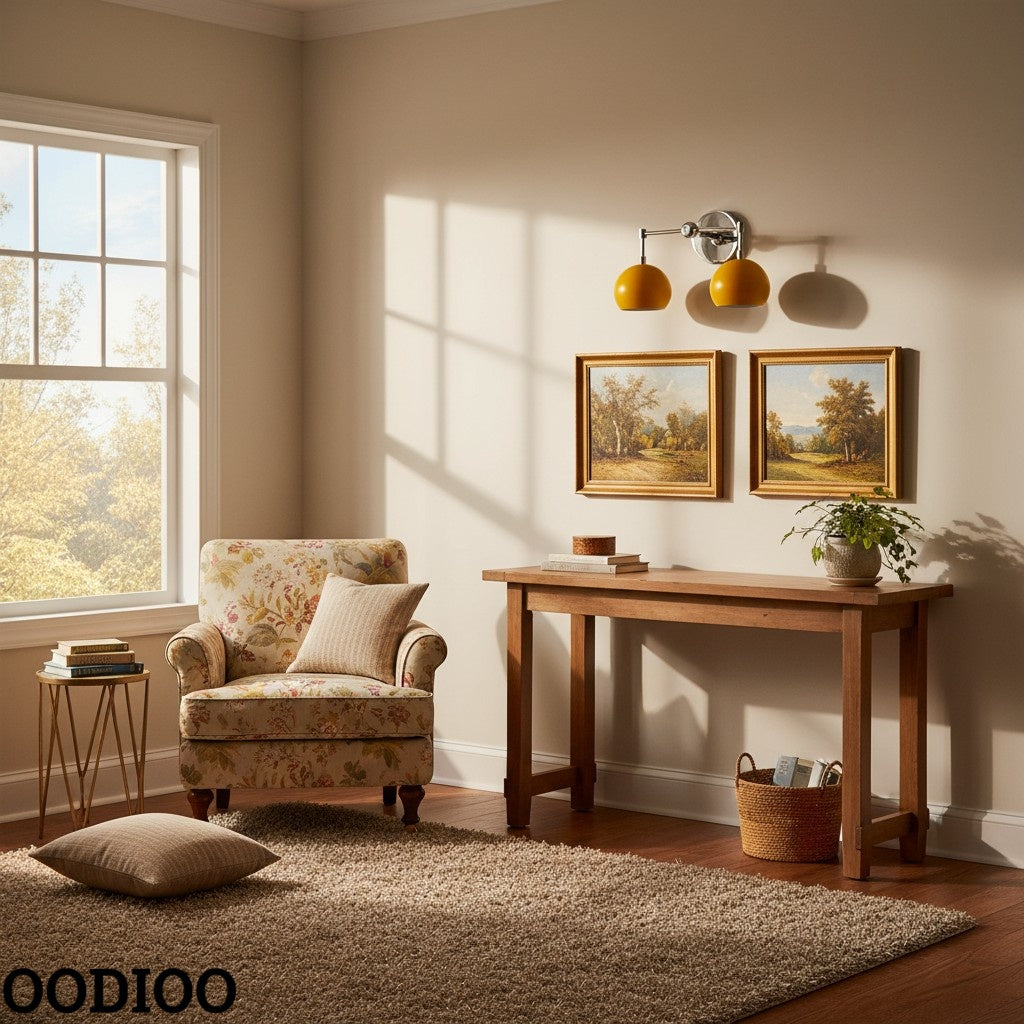 Sunshine Yellow Shades Sconce - Bubble Pop Vanity Wall Light For Bedroom