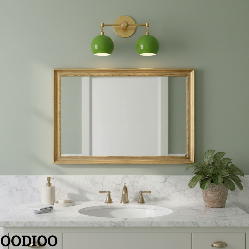 Spring Green Shades Sconce - Double Bubble Pop Vanity Wall Light