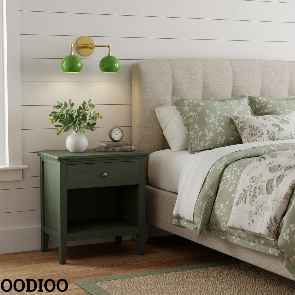 Spring Green Shades Sconce - Double Bubble Pop Vanity Wall Light