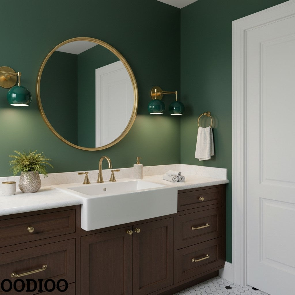 Spring Green Shades Sconce - Double Bubble Pop Vanity Wall Light
