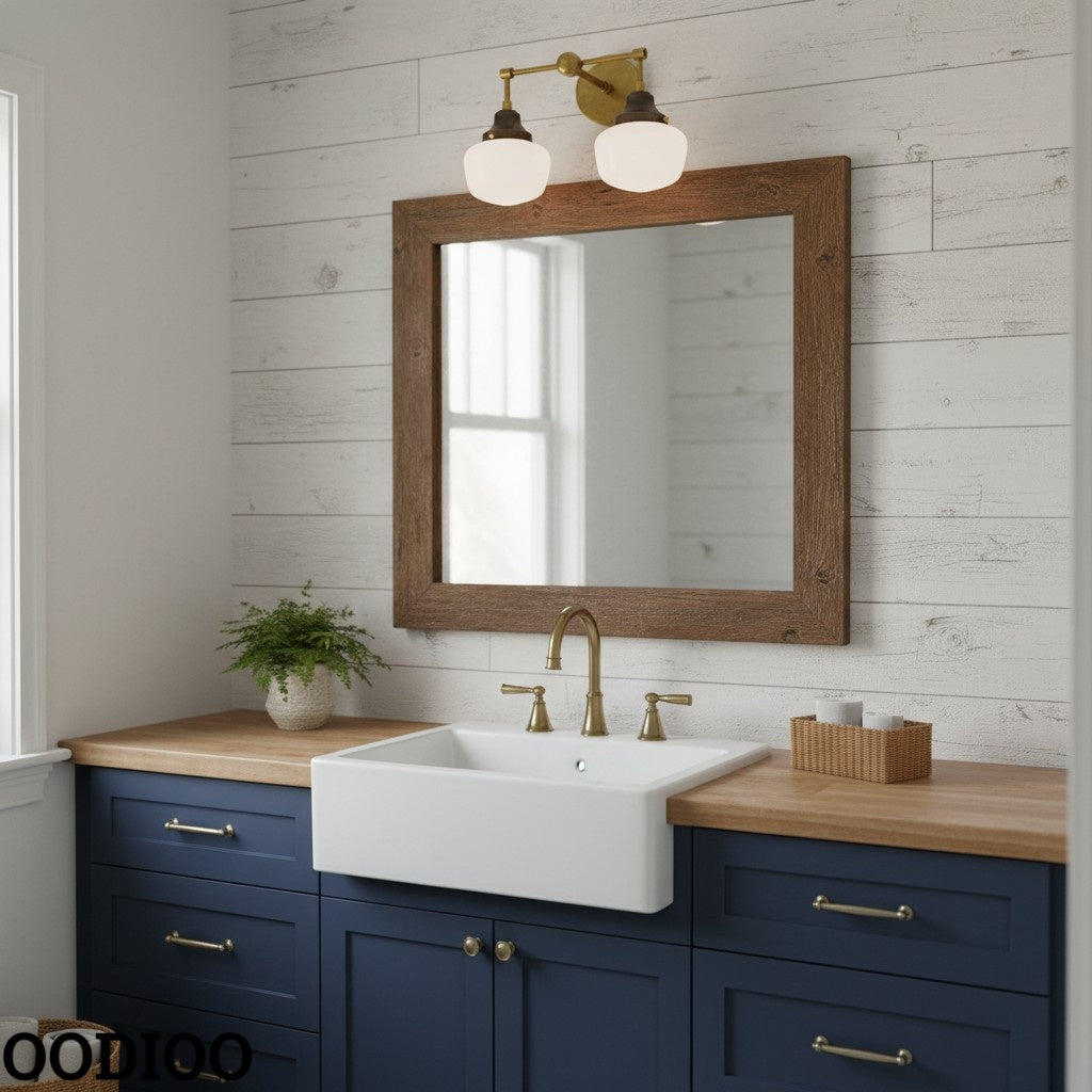 Double Wall Sconce - Metal Glass Bubble Pop Vanity Wall Light